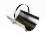 Stainless Steel Contemporary Design Log Carrier