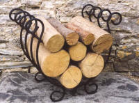 Scrolled Log Basket